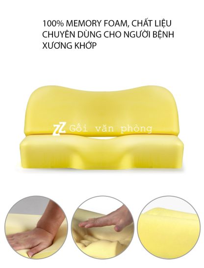 Gối cao su non 2 mảnh chống đau vai gáy GDH07