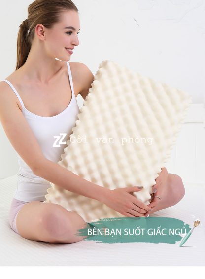 Gối cao su tự nhiên chống đau vai gáy