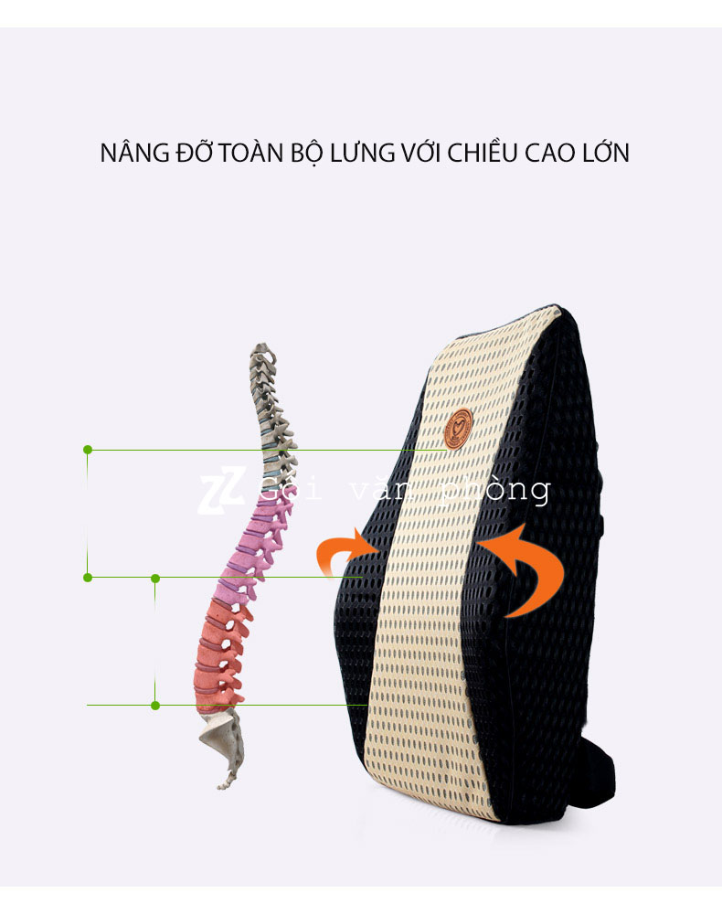 Gối tựa lưng khổ lớn Gối tựa lưng khổ lớn