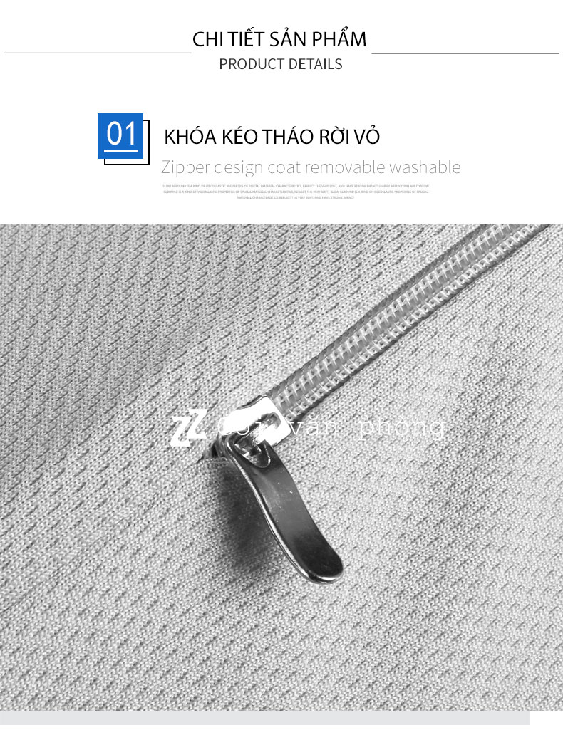 Khóa kéo vỏ gối Khóa kéo vỏ gối