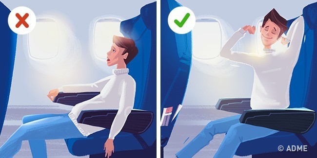 cử động trên máy bay cử động trên máy bay