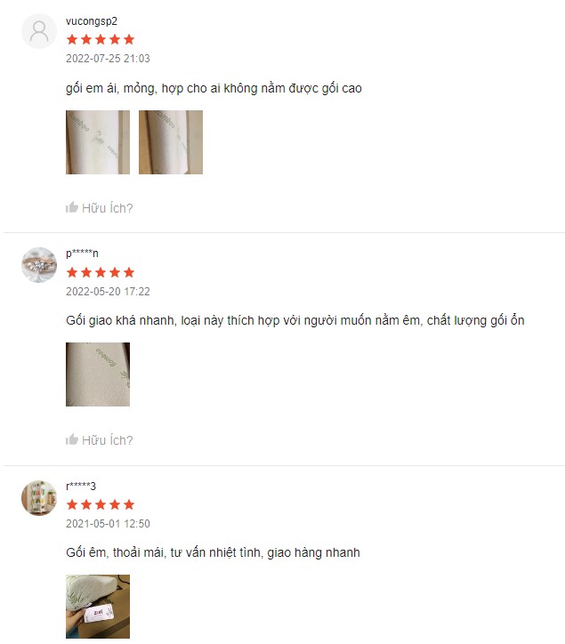 Đánh giá gối đầu Đánh giá gối đầu