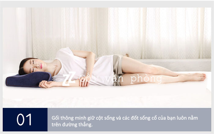 Gối ngủ nằm nghiêng Gối ngủ nằm nghiêng