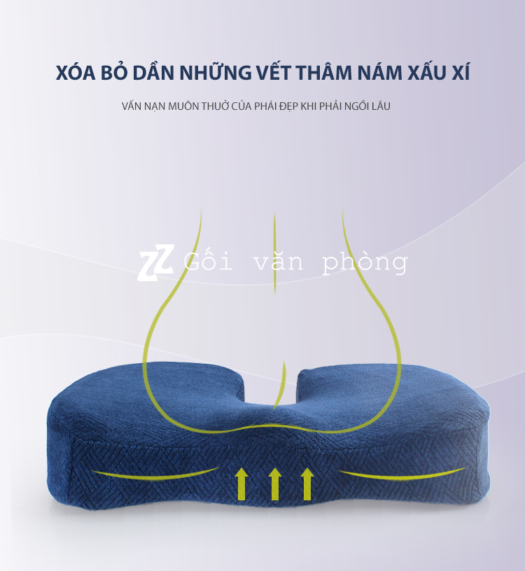 gối chống thâm mông gối chống thâm mông