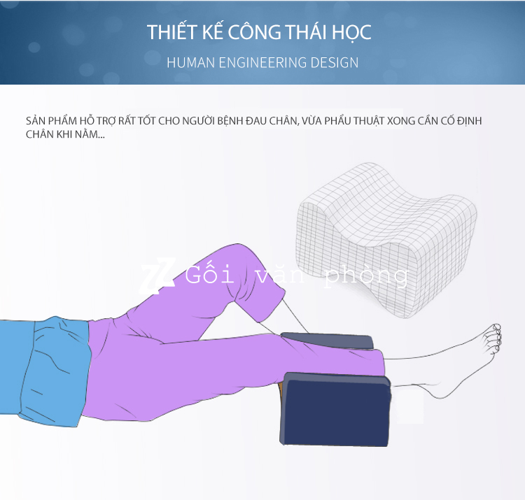 gối kê chân gối kê chân