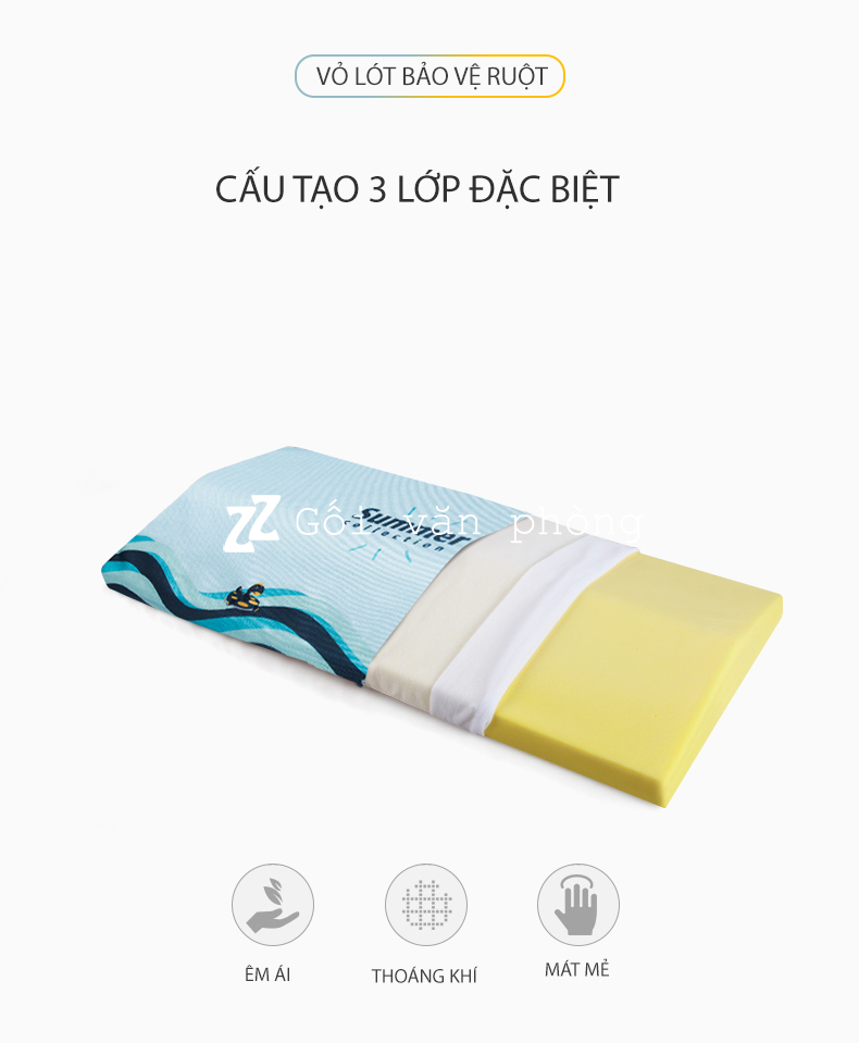 gối 3 lớp gối 3 lớp