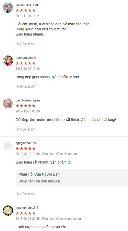 Đánh giá gối chữ C