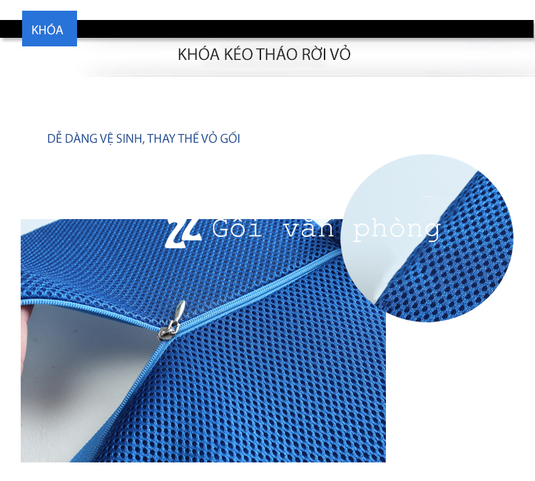 Khóa vỏ gối Khóa vỏ gối