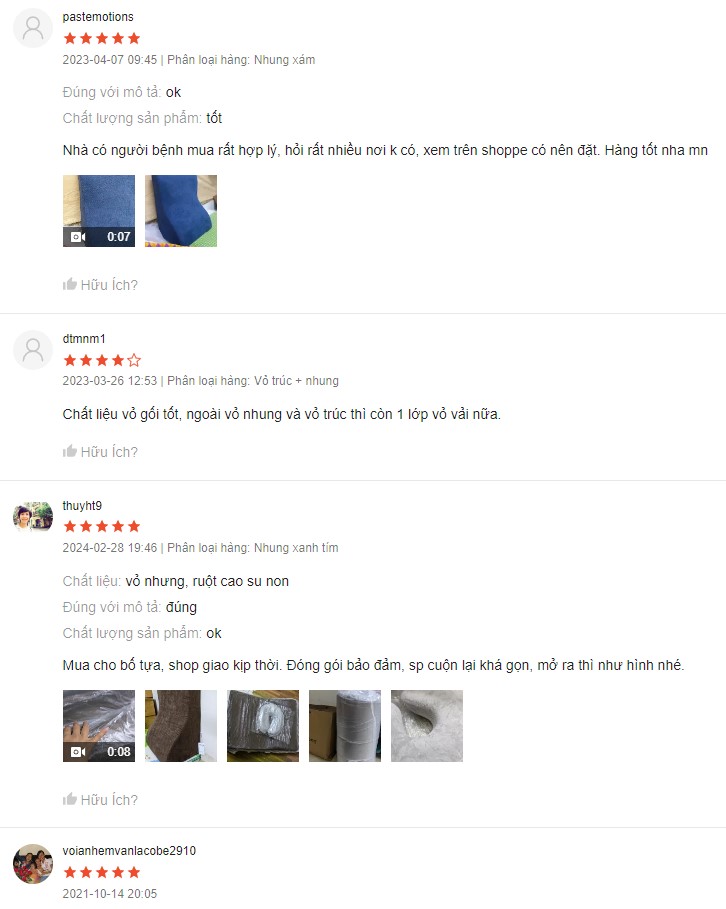 Đánh giá gối tựa lưng đầu giường Đánh giá gối tựa lưng đầu giường