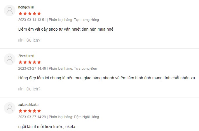 Đánh giá gối tựa lưng cao su Đánh giá gối tựa lưng cao su